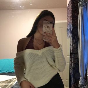 Off the shoulder shirt